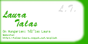 laura talas business card